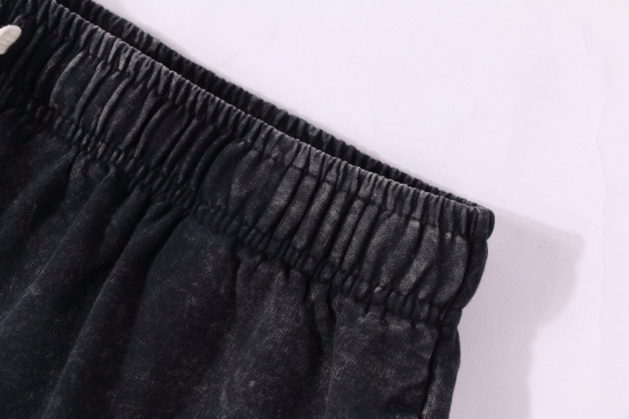 Stone Island Washed Distressed Shorts