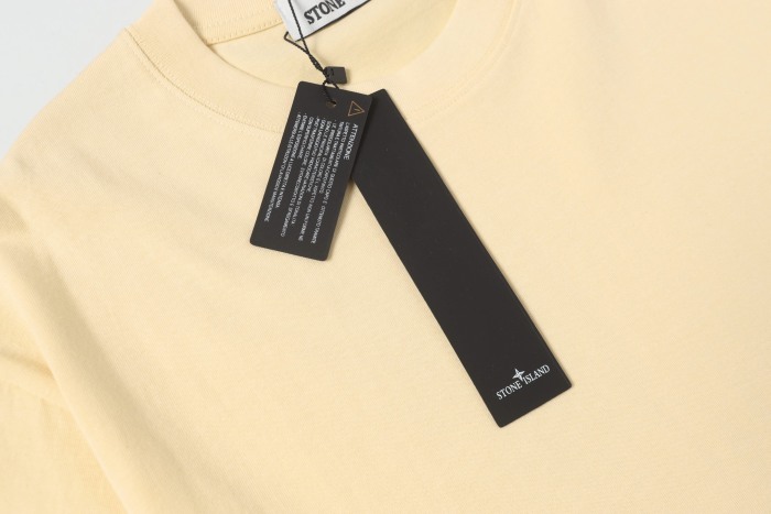 Stone Island Crewneck Drop-Shoulder Short-Sleeve T-Shirt