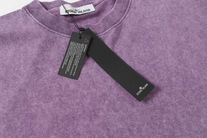 Stone Island Washed Distressed T Shirt