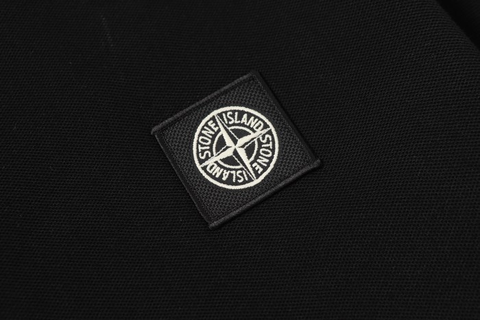Stone Island Knitted Polo Shirt