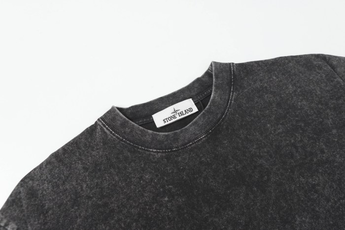 Stone Island Washed Distressed T Shirt