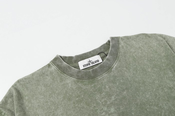 Stone Island Washed Distressed T Shirt