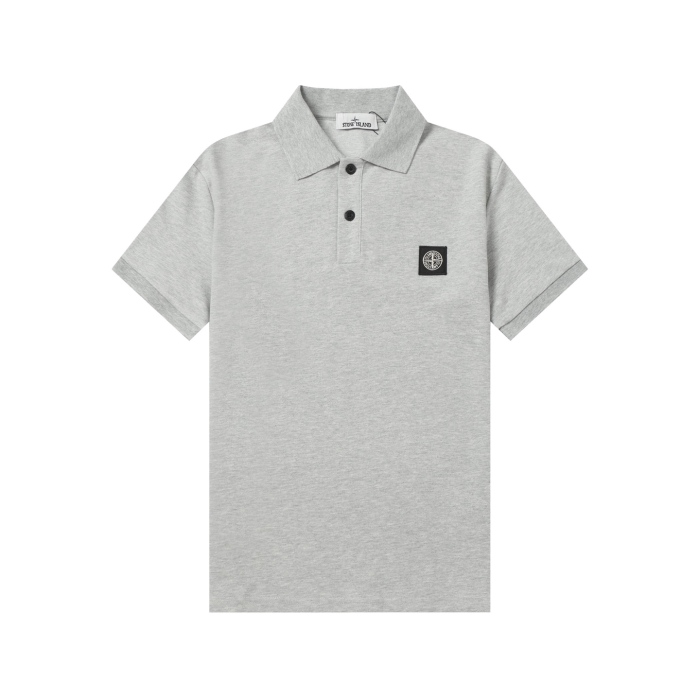 Stone Island Knitted Polo Shirt