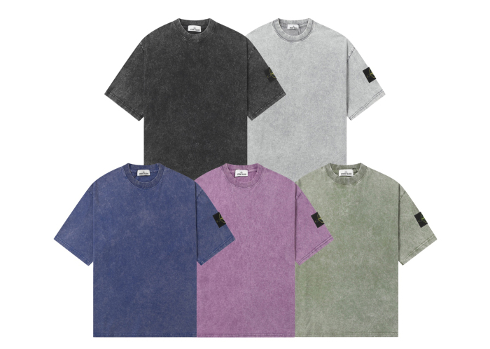 Stone Island Washed Distressed T Shirt