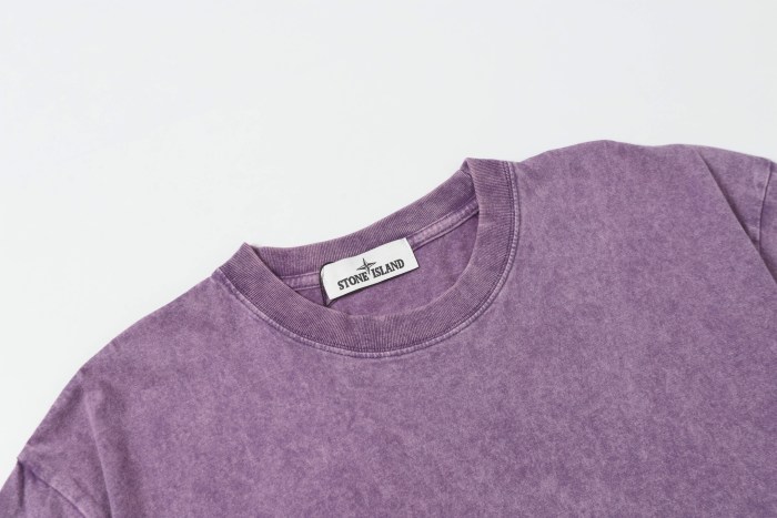 Stone Island Washed Distressed T Shirt