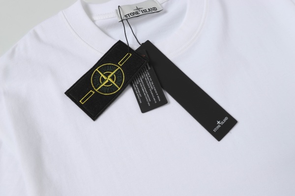 Stone Island Crewneck Drop-Shoulder Short-Sleeve T-Shirt