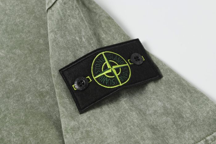 Stone Island Washed Distressed T Shirt