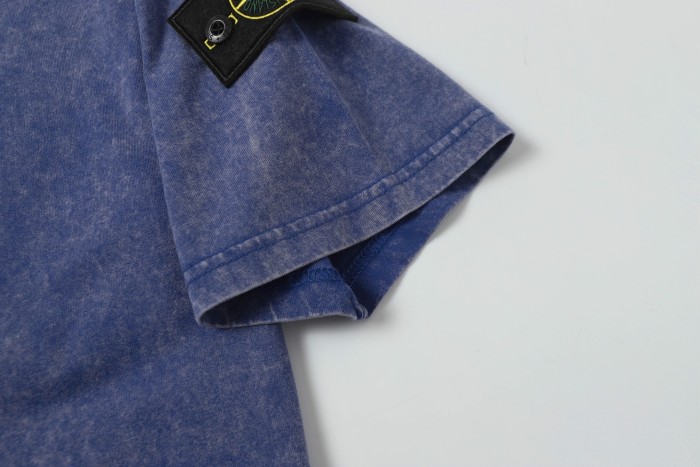 Stone Island Washed Distressed T Shirt