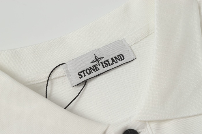 Stone Island Knitted Polo Shirt