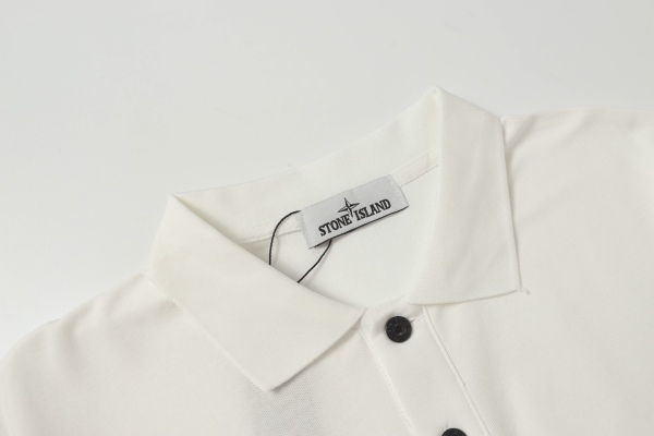 Stone Island Knitted Polo Shirt