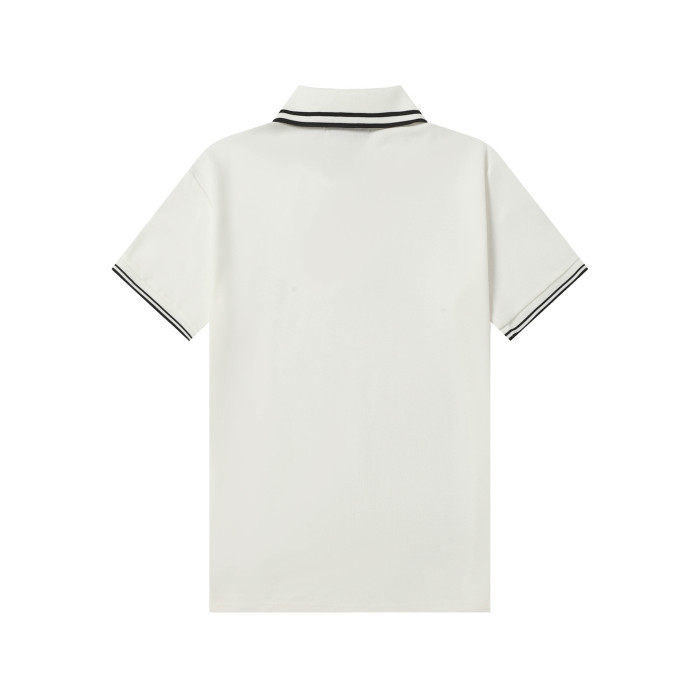 Stone Island Knitted Polo Shirt With Stripes