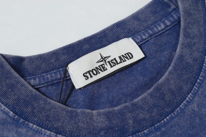 Stone Island Washed Distressed T Shirt
