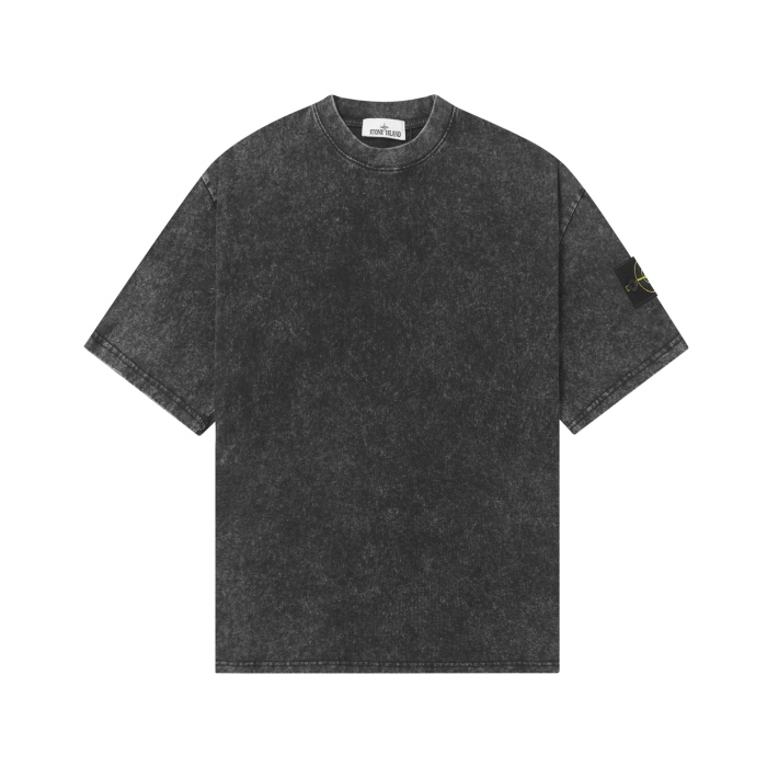 Stone Island Washed Distressed T Shirt
