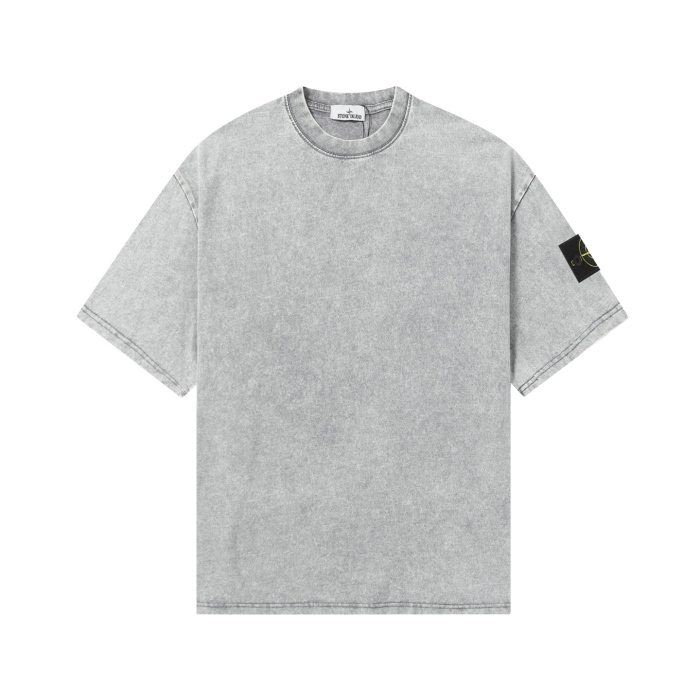 Stone Island Washed Distressed T Shirt