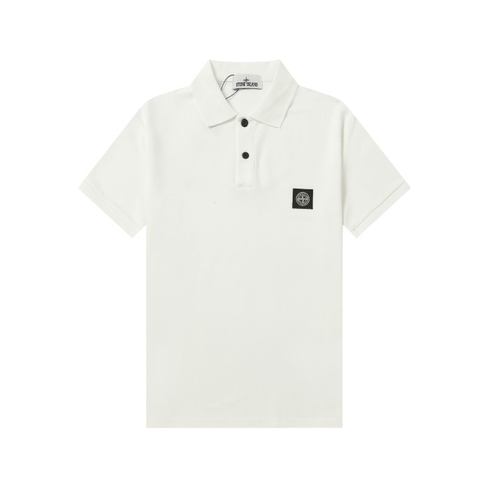 Stone Island Knitted Polo Shirt