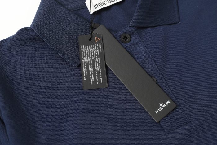 Stone Island Knitted Polo Shirt