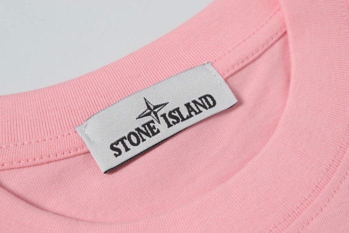 Stone Island Crewneck Drop-Shoulder Short-Sleeve T-Shirt