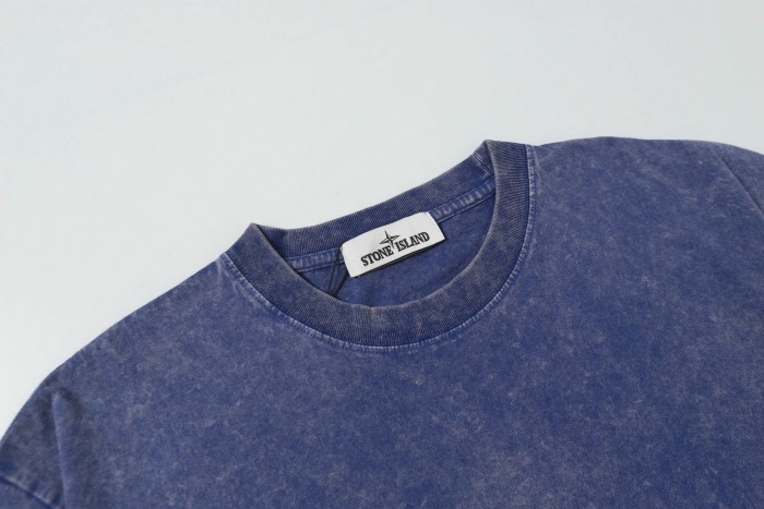 Stone Island Washed Distressed T Shirt