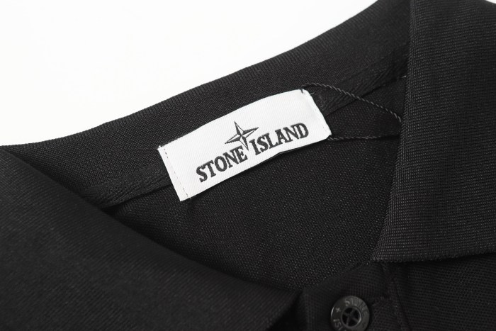 Stone Island Knitted Polo Shirt