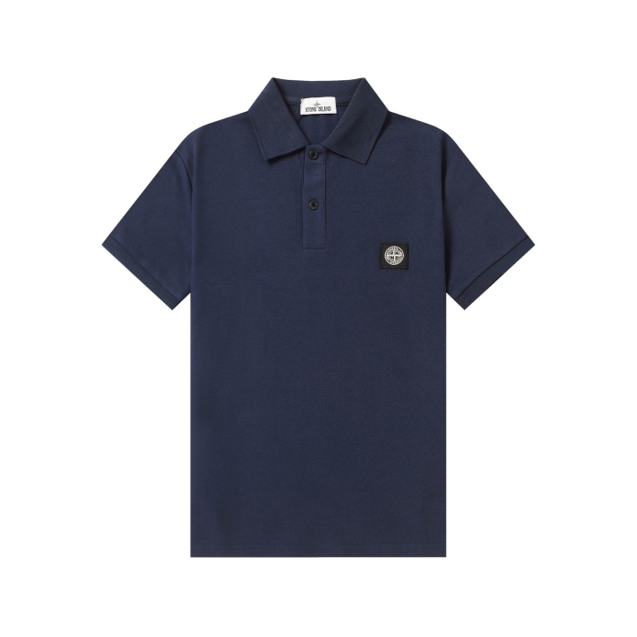 Stone Island Knitted Polo Shirt