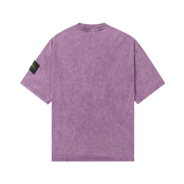 Stone Island Washed Distressed T Shirt