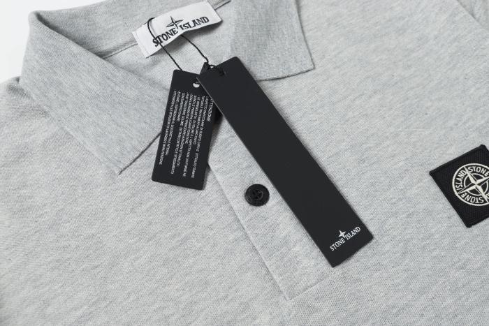 Stone Island Knitted Polo Shirt