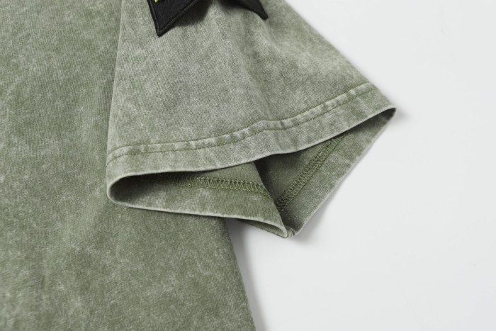 Stone Island Washed Distressed T Shirt