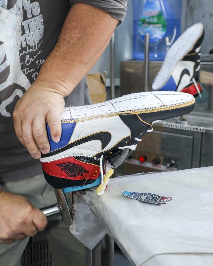 Fragment x Jordan 1 Retro High Union Los Angeles Blue Toe 2026（A1）