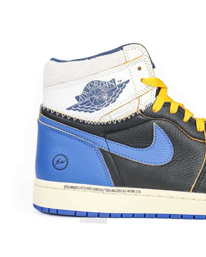 Fragment x Union LA x Air Jordan 1 High OG  Sport Royal