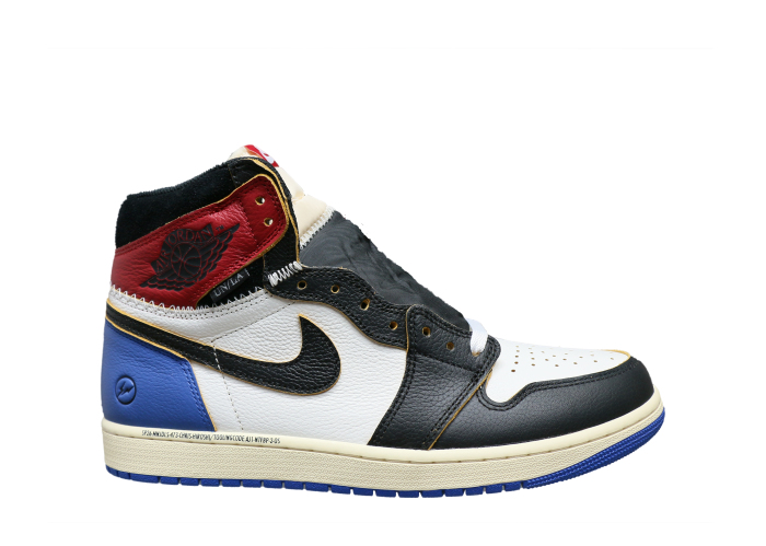 Fragment x Jordan 1 Retro High Union Los Angeles Blue Toe GS 2026（A1）