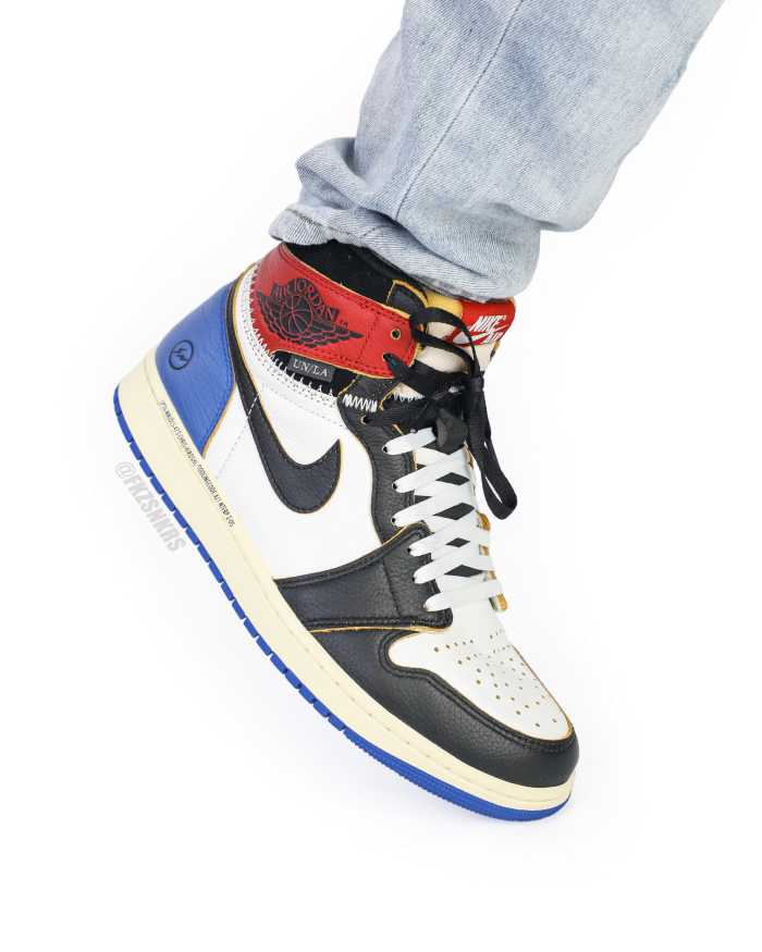 Fragment x Jordan 1 Retro High Union Los Angeles Blue Toe 2026（A1）