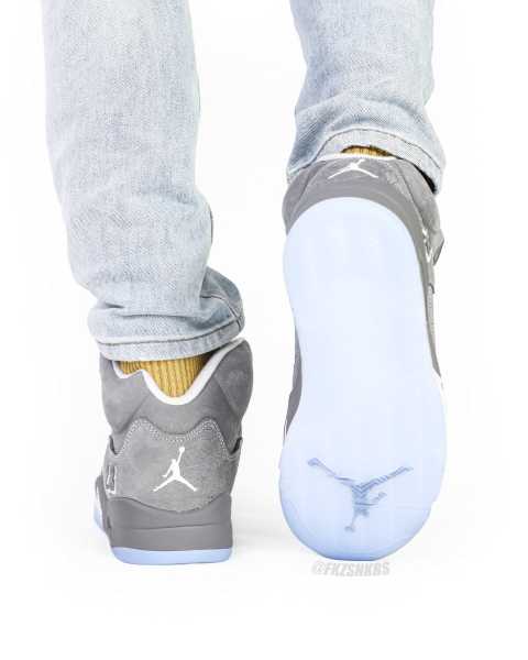 US Warehouse: Air Jordan 5 Retro Wolf Grey 2026 (A1)
