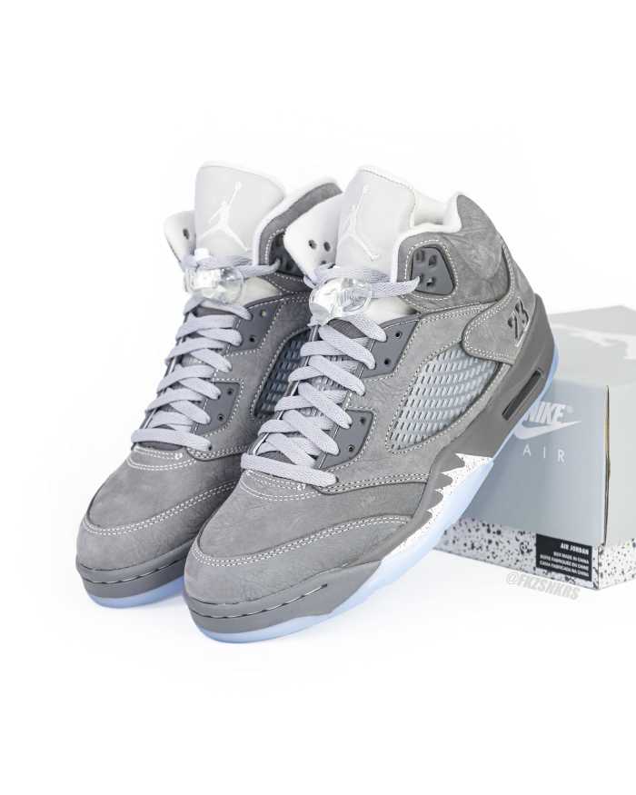 US Warehouse: Air Jordan 5 Retro Wolf Grey 2026 (A1)