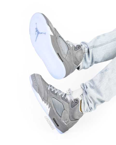 US Warehouse: Air Jordan 5 Retro Wolf Grey 2026 (A1)