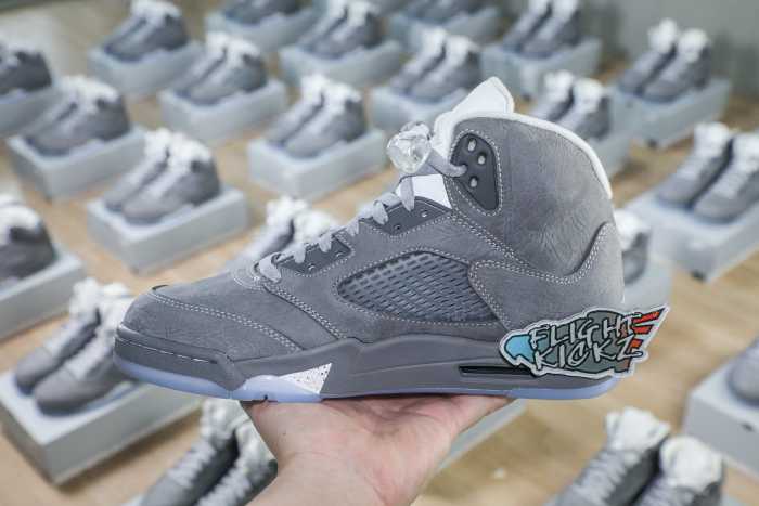 US Warehouse: Air Jordan 5 Retro Wolf Grey 2026 (A1)