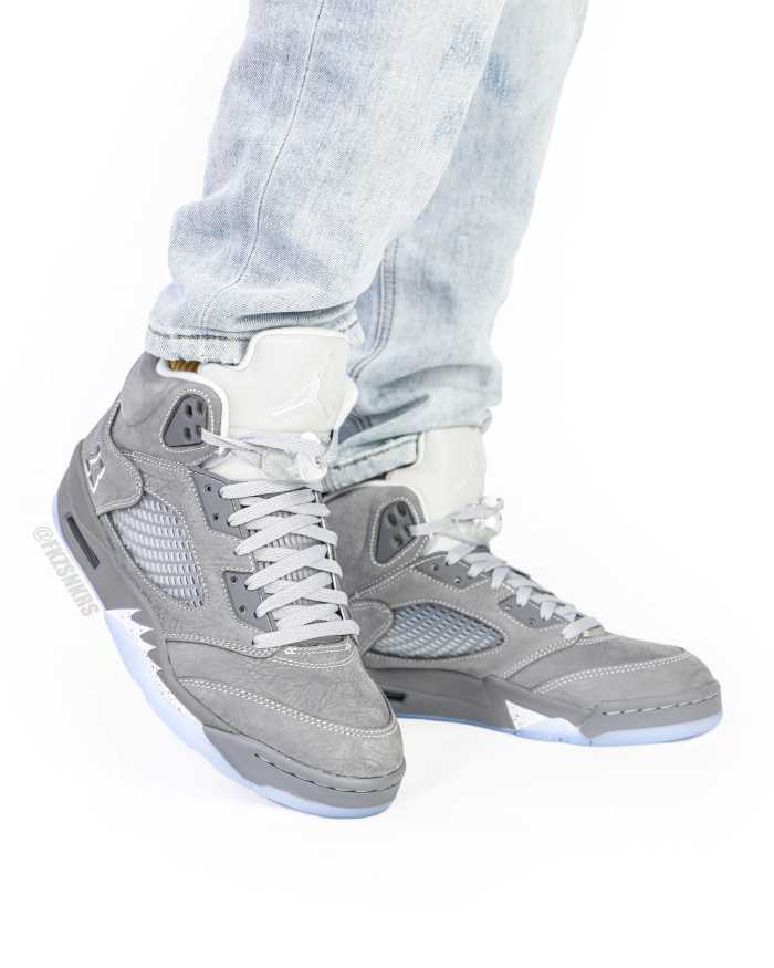US Warehouse: Air Jordan 5 Retro Wolf Grey 2026 (A1)