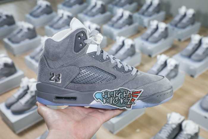 US Warehouse: Air Jordan 5 Retro Wolf Grey 2026 (A1)