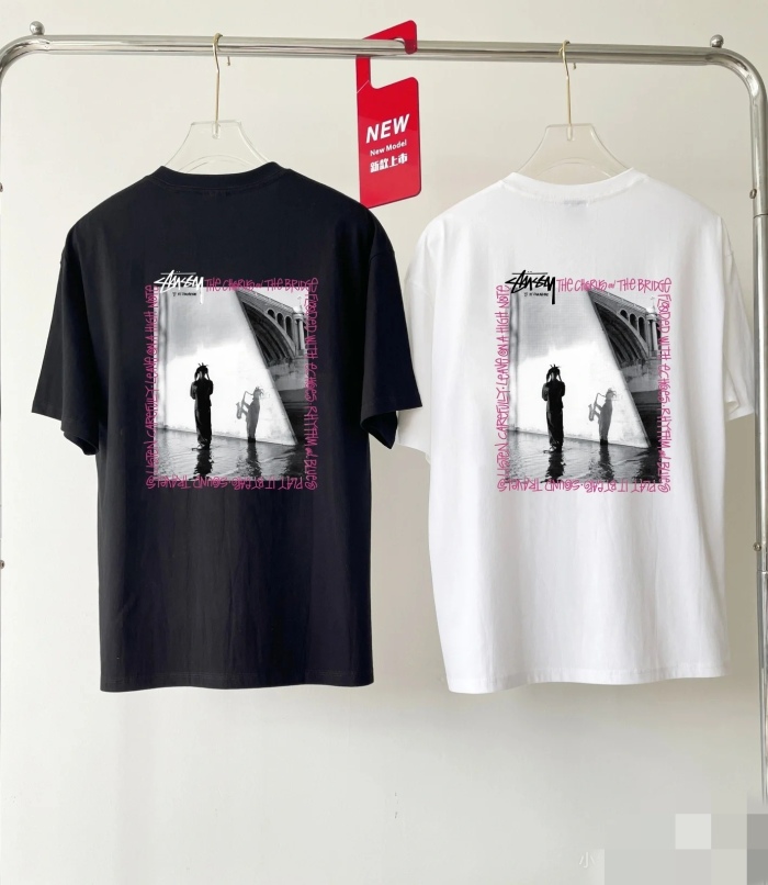 Stussy Japanese Style Portrait Crew Neck T-shirt