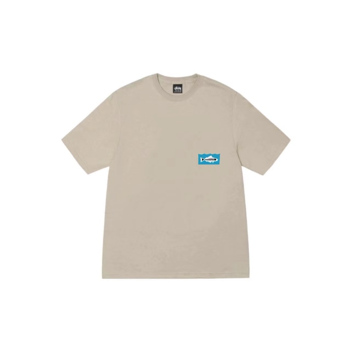Stussy Letter Print Crew Neck Short Sleeve T-shirt