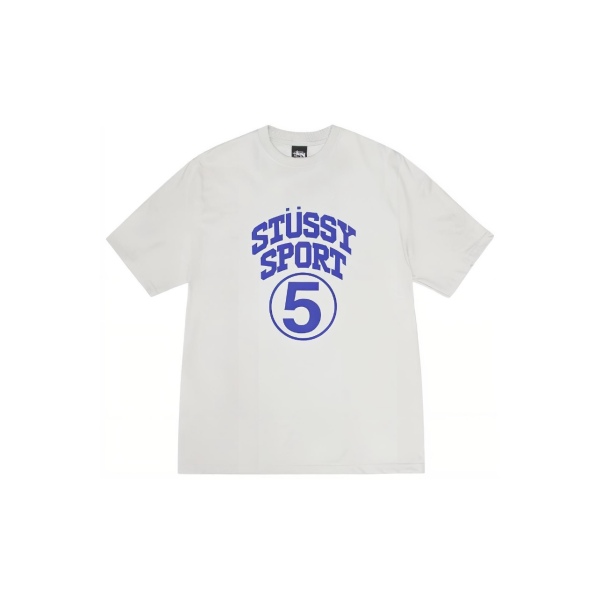 Stussy FW24 Men's SPORT Logo Print Crew Neck T-shirt