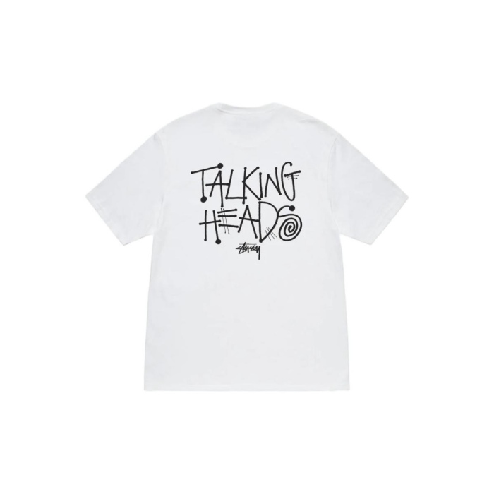 Stussy Michael Portrait Handwritten Graphic Couple T-shirt