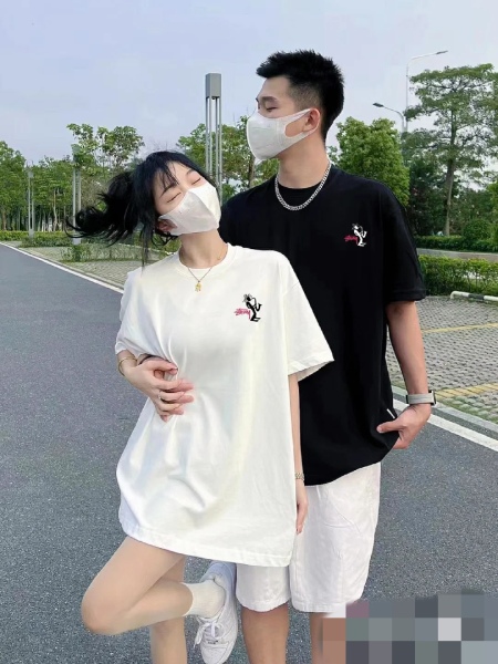 Stussy Japanese Style Portrait Crew Neck T-shirt