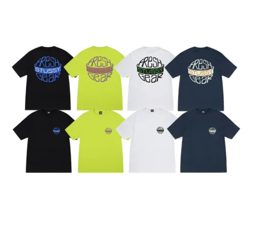 Stussy Creative Self-Print Crewneck T-Shirt