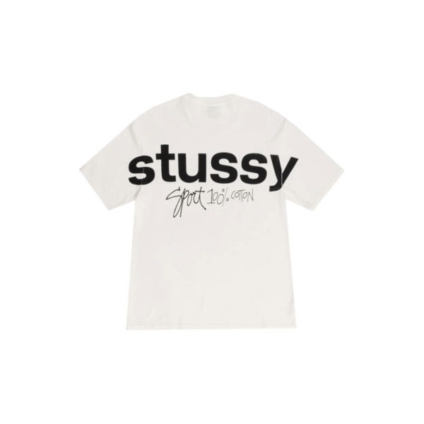 Stussy SS24 Sport 100% Graffiti Print Couple T-shirt