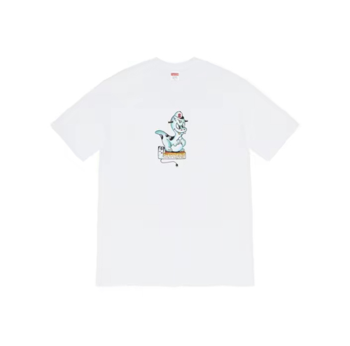 Supreme Dinosaur Comic Logo Print T-Shirt