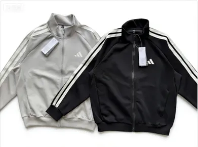 Adidas ST SPORTS KN TT Logo Letter Stripe Raglan Long-Sleeve Jacket