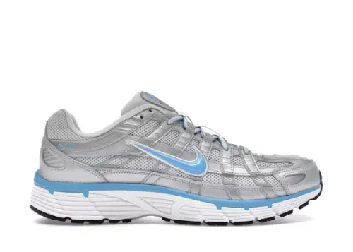 Nike P-6000 Metallic Platinum Pure Platinum Metallic Silver University Blue