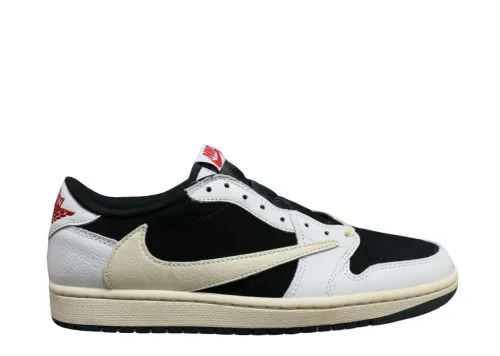 Travis Scott x Air Jordan 1 Low Black White Concept