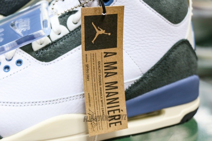 A Ma Maniére x Air Jordan 3 “Diffused Blue” （A1）