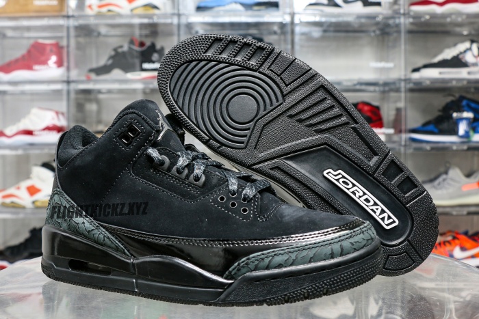 Jordan 3 Retro GS Black Cat 2025（A1）